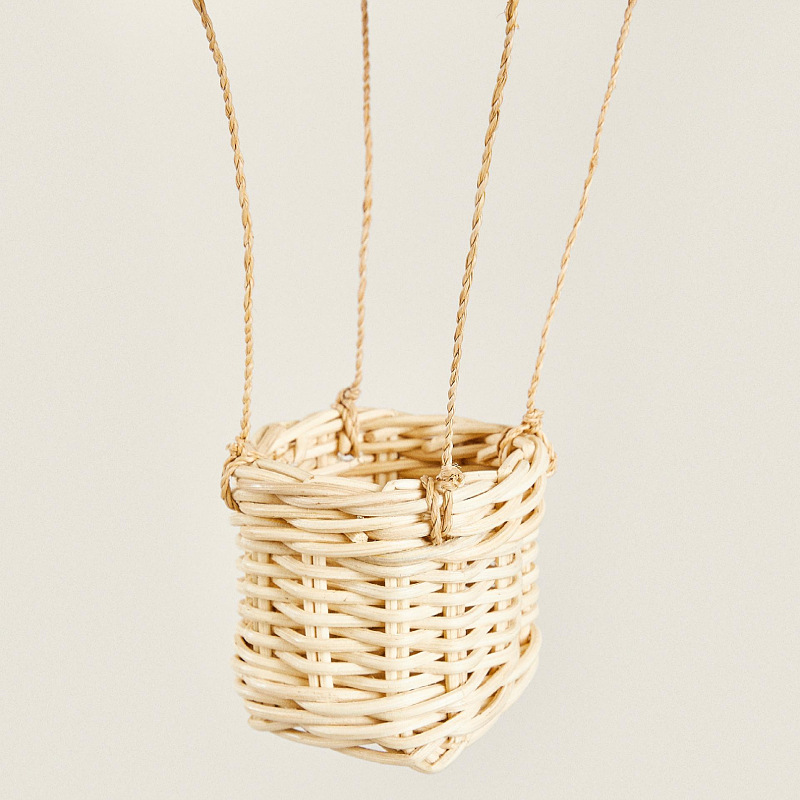 Modern rattan knitting handicraft bar restaurant chandeliers homestay decorative balloons children's school classroom lights